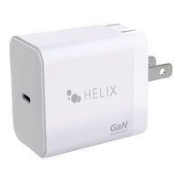 Helix 40W USB-A & USB-C Wall Charger - White-40 Watt