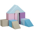 Soozier Soft Play Blocks - Multicoloured - Set of 11-Includes eleven different shaped foam blocks, stimulating both imagination and creativity 