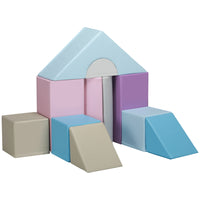 Soozier Soft Play Blocks - Multicoloured - Set of 11-Includes eleven different shaped foam blocks, stimulating both imagination and creativity 