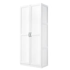 Manhattan Comfort Cornelia 29.61" Modern 4-Shelf Storage Closet - White-Stylish profile offers generous storage without overwhelming your space. Modular design allows expansion with additional collection units