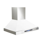 KUCHT KRH3615-W 36" 900 CFM Wall Mounted Range Hood - Stainless Steel/White-High quality 1.0 mm thickness 304 grade Stainless Steel Pro-Style range hood will enhance the look of your gourmet kitchen