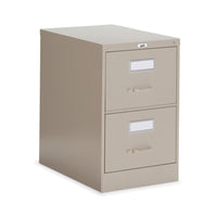 Staples Vertical Legal File Cabinet, 2-Drawer, Sand-Smooth-gliding, fully progressive, ball bearing suspension for smooth operation