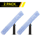Gritt Commercial 14" Heavy-Duty Swivel Window Washer - 2 Pack-Handle swivels 180° to reach tight corners, edges and sills