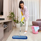 Gritt Commercial All-In-One 36” Microfiber Dust Mop Set with 72" Telescopic Handle-Handle Material: Aluminum 