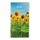 Brownline 2026 2-Year Monthly Pocket Planner - 6-1/2" x 3-1/2" - Assorted Designs - English-Certified under FSC license code: FSC C102682. The Forest Stewardship Council enables businesses and consumers to choose products made with materials sourced from responsible forestry, promoting environmentally appropriate, socially beneficial, and economically viable management of the world's forests