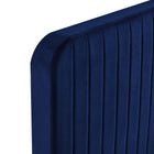 Modway Celine Channel Tufted Performance Velvet Twin Platform Bed - Navy-Wood Slat Support System