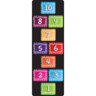 Ashley Productions Smart Poly The Original Fun Mat Mat Runner - 15.5" x 47" - Numbers 1-10 - Chalk loop-Measurements and Design: The Chalk loop Numbers 1-10 Mat Runner measures 15.5" x 47".