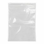 KL Rubber Resealable Polyethylene Bag with Hang Hole - 2 Mil - 6" x 8” - 1000 Pack-Offset lip design with durable zipper for easy opening and secure closure