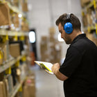 FDMT Earmuffs - Blue-Sound reduction of 27dB
