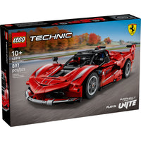 LEGO Technic Ferrari FXX K Kids Toy Car-LEGO Ferrari model car kit - This STEM building toy for kids aged 10 and up lets girls and boys build a realistic model version of the Ferrari FXX K with authentic features