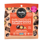 Healthy Crunch Quinoa Dark Chocolate Superfoods - 40 gr - 50 Pack-Allergen-free