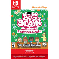 Big Brain Academy: Brain vs. Brain for Nintendo Switch [Digital Download]-Genre: Education