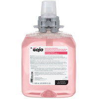 Gojo - Recharge de lavage des mains en mousse de luxe pour distributeur FMX-12 - 1250 mL - Paquet de 4-Savon facilement biodégradable composé de 72 % d'ingrédients végétaux naturellement renouvelables pour montrer que vous vous souciez des gens et de la planète. Certifié ÉcoLogo