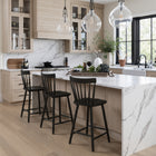 Zuo Tyce Counter Stool - Black - Set of 2-Assembly required