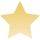 JAM Paper Standard Label Rolls - Star Shaped - 2 3/4 x 2 7/8 - Gold Metallic Foil - 125 Labels/Roll-Size: Star ( 2 3/4 x 2 7/8 Inches ) | Printer friendly labels are easy to create and customize.