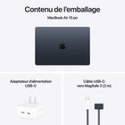 Apple - Portatif MacBook Air 15 po - Puce M4 - SSD 256 Go - Mémoire unifiée 16 Go - Minuit - Anglais-10