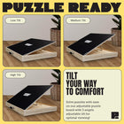 Puzzle Ready Wooden Puzzle Board - 36" x 27"-Customizable Tilting Puzzle Boards