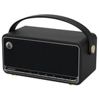 Edifier - Haut-parleur portable sans fil MP330 BT, audio Hi-Res, design rétro en bois, son stéréo de 20 W RMS – Noir-La batterie intégrée de grande capacité offre jusqu’à 19 heures de lecture continue, vous permettant de profiter de votre musique toute la journée