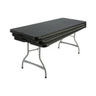 Lifetime - Table pliable commerciale de qualité supérieure de 6 pieds de LIFETIME, noire-Les tables s'emboîtent les unes dans les autres pour économiser de l'espace de stockage et de transport