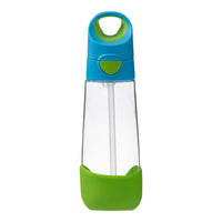 b.box - Tritan Drink Bottle - 600ml - Ocean Breeze-Unique triangle shape easy for kids to grip