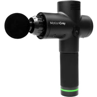 MotionGrey Deep Tissue Massage Gun - Handheld Percussion Massager with 20 Speed Settings - Black-20 Adjustable Speeds: Fine-tune your massage intensity with 20 speed levels, giving you full control over how deep or light you want the vibration