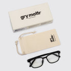 Gry Mattr Blue Light Glasses - Seoul BL Eco - +2.00-Provides blue light protection from all digital devices, reduces eyestrain and eye fatigue
