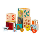 Manhattan Toy - Ensemble de 12 pièces en bois à empiler Forêt Enchantée-Favorise la stimulation sensorielle et le jeu