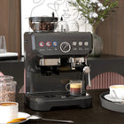 HOMCOM 15 Bar Espresso Machine with Milk Frother - Black-Top cup warmer keeps your coffee hot from first sip to last