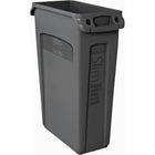 Contenant Slim Jim avec ventilation, capacité en gallons américains : 23, noir, contenant Slim Jim-Capacité en gallons américains : 23