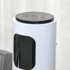 HOMCOM 46'' Tower Fan for Bedroom with 70° Oscillating and Remote Controller - White-2 ways to control, manual or remote 