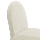 Modway - Junia Boucle Tapis Fauteuil à manger sans accoudoir en arc - Crème-10