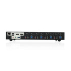 IOGEAR 4-Port 4K Dual View DisplayPort KVMP with USB 3.0 Hub and Audio-Add another GCS1944 to expand up to four 4K monitors