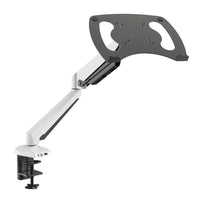 ShoppingAll SA-GM212U+D15 Adjustable Laptop Mount Stand for Laptops Up to 17" - White-The screen can freely Swivel 180-degrees, 145-degrees Tilt (45 degree on Laptop Tray), and rotate 365-degrees