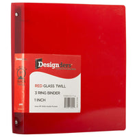 JAM Paper - Classeur en plastique de 2 -5 cm - rouge - 3 anneaux-Couleur : Rouge | Soyez élégant et organisé avec des classeurs colourés.