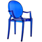 Modway - Casper Fauteuils de salle à manger Ensemble de 4 - Bleu-6