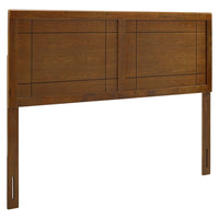 Modway Archie Wood Queen Headboard - Walnut-Queen Wood Headboard