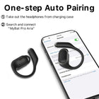 MyBat Aria Open Ear True Wireless Headphones - Black-Fast Charging and Long Battery Life  Up to 18 hours total with the charging case, ensuring uninterrupted use