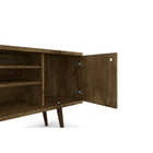 Manhattan Comfort Liberty MDP and MDF 53.14"W TV Stand, Rustic Brown (200AMC9)-Recommended for a 46" -50" TV.