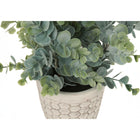 Monarch Specialties - Plante Artificielle - 13 po H - Herbe D'Eucalyptus - Mis En Pot - Ensemble De 2 - Pots Blancs - Pots Bruns-Aucun assemblage n'est requis et une garantie limitée de 5 ans contre les défauts de fabrication est offerte pour votre confort