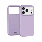 Blu Element Silicone Compatible with MagSafe Case for iPhone 17 Pro Max - Lavender-Microfibre lining to prevent scratches