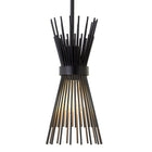 Hudson&Canal - Suspension Andromeda Starburst de 18 cm de large avec abat-jour en métal, - Bronze noirci/Bronze noirci-Nettoyer avec un chiffon doux et sec, sans produits chimiques agressifs ni produits de nettoyage abrasifs