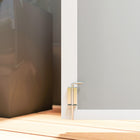 Outsunny 41 Cu. Ft. Outdoor Storage Shed - Light Grey-Doors feature latches for secure locking
