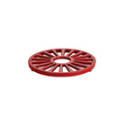 Tramontina 7" Enameled Cast Iron Series 1000 Round Trivet - Gradated Red-Durable cast-iron construction