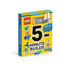 Sourcebooks - Livres LEGO - Constructions en 5-Minutes (Édition Anglais)-Inclut 50 briques LEGO – Le livre s’accompagne d’une sélection de briques permettant aux enfants de commencer à construire immédiatement