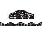 Ashley Productions Magnetic Border - Scribble Chalk Loops - 12'/Pack - 6 Pack-Use on whiteboards, steel lockers, refrigerators, etc.