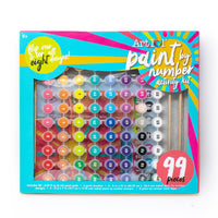 Art 101 Paint by Number 99-Piece Activity Kit-This kit has everything you need for hours of relaxing paint by number projects