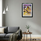 Basketball Los Angeles Tribute - Framed Print - 27" x 38"-Ready to hang - arrives fully assembled