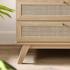 Modway Soma 3-Drawer Dresser - Oak-MDF and Particleboard