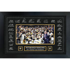 Pittsburgh Penguins 2017 Stanley Cup Replica Signature Frame - Framed Print - 35" x 23"-Premium print framed