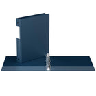 Davis Group Premium Economy Binder - Round Ring - 1" - Navy Blue - 6 Pack-1"